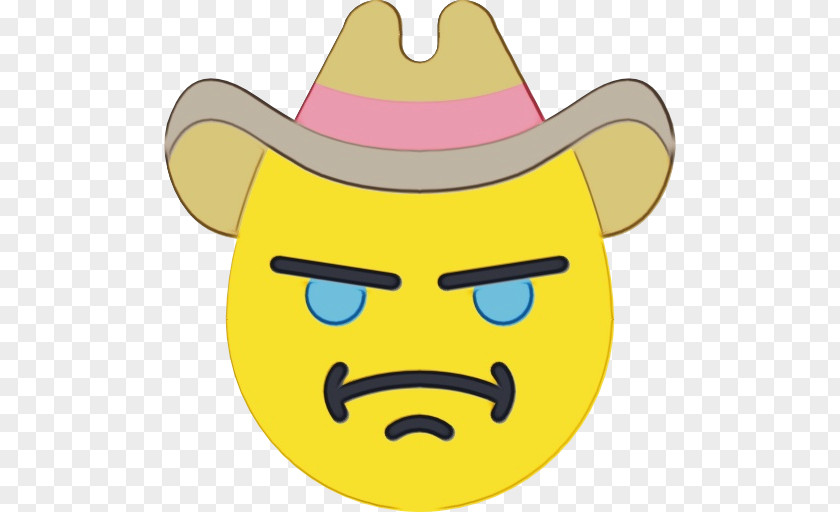 Tongue Happy Cowboy Emoji PNG