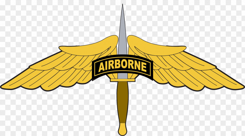 Army United States Airborne School Military Freefall Parachutist Badge Forces PNG