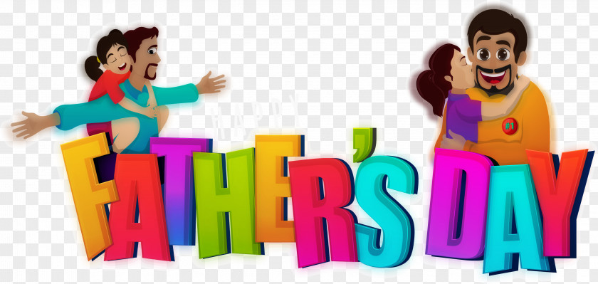 Colorful Father's Day Fathers PNG