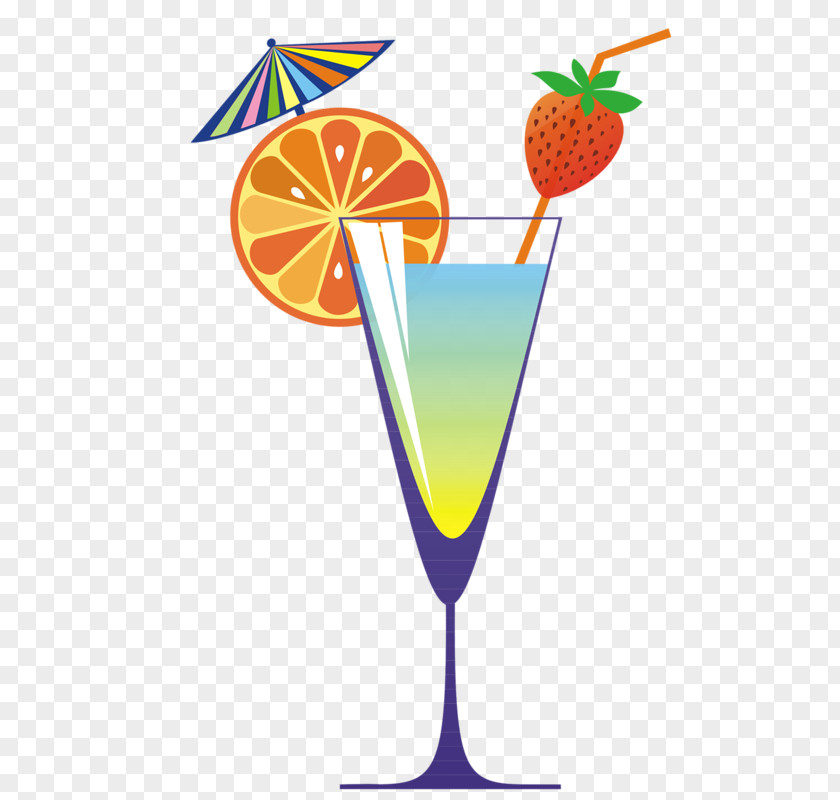 Juice Cocktail Garnish Glass Martini PNG