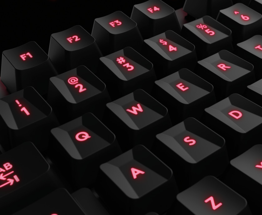 Keyboard Computer Mouse Logitech Gaming Keypad Backlight PNG