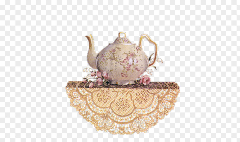Tea Decoupage Teapot Teacup PNG