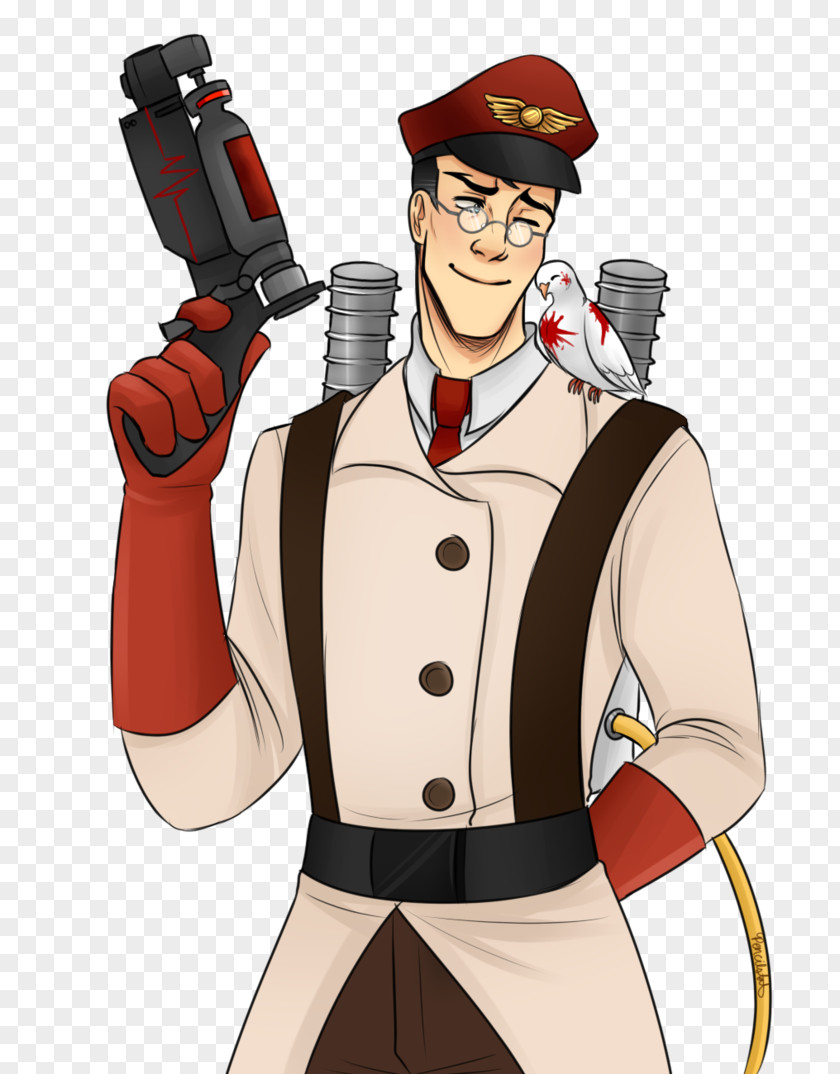 Tf 2 Team Fortress Medic Video Game Fan Art Drawing PNG