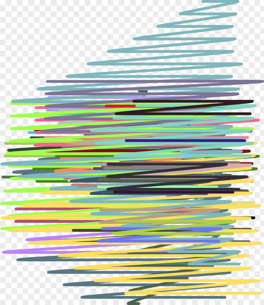 Twisted Graffiti Lines Graphic Design Distortion PNG
