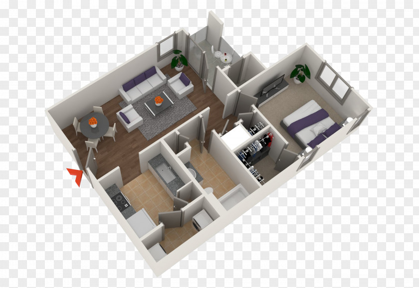 Apartment Highland View Apartments Floor Plan Northeast Building PNG