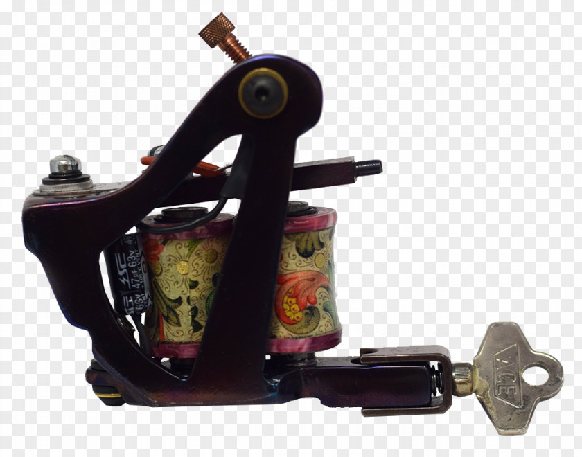 Blued Tattoo Machine Dringenberg Company Ultimate Supply PNG