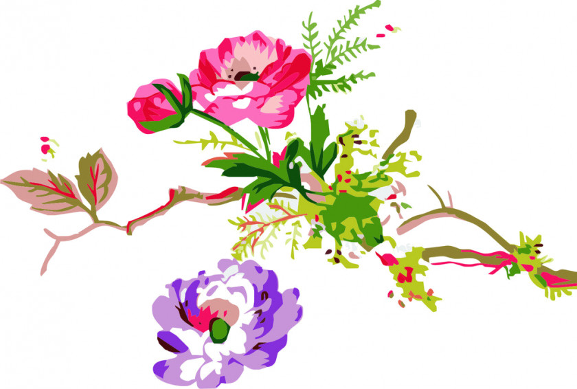 Flower Floral Design Drawing Dibujo: Flores PNG