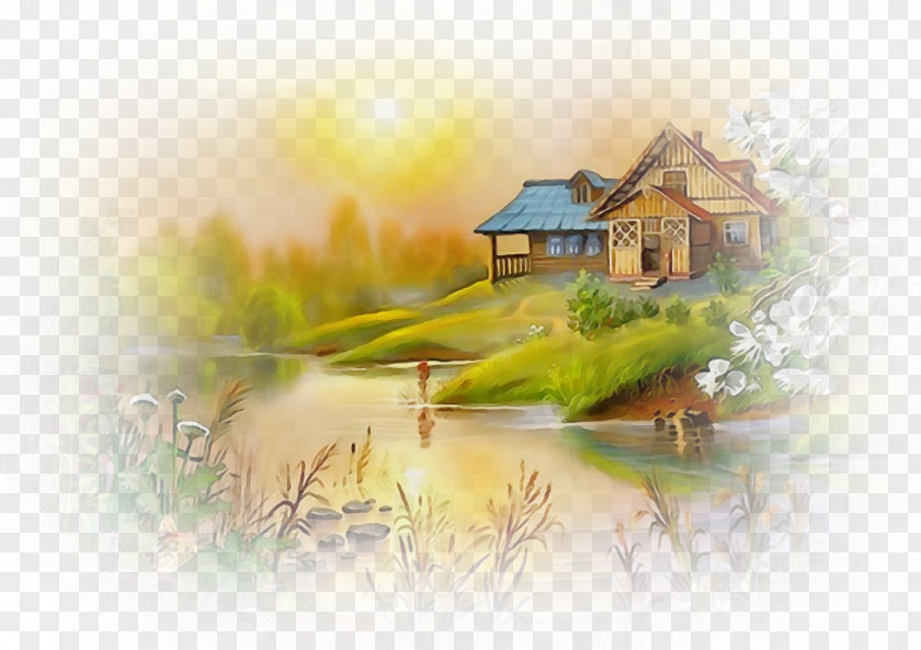 Landscape Painting Art Drawing PNG