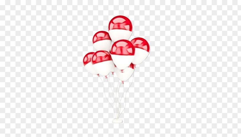 Party Supply Red Heart Balloon PNG