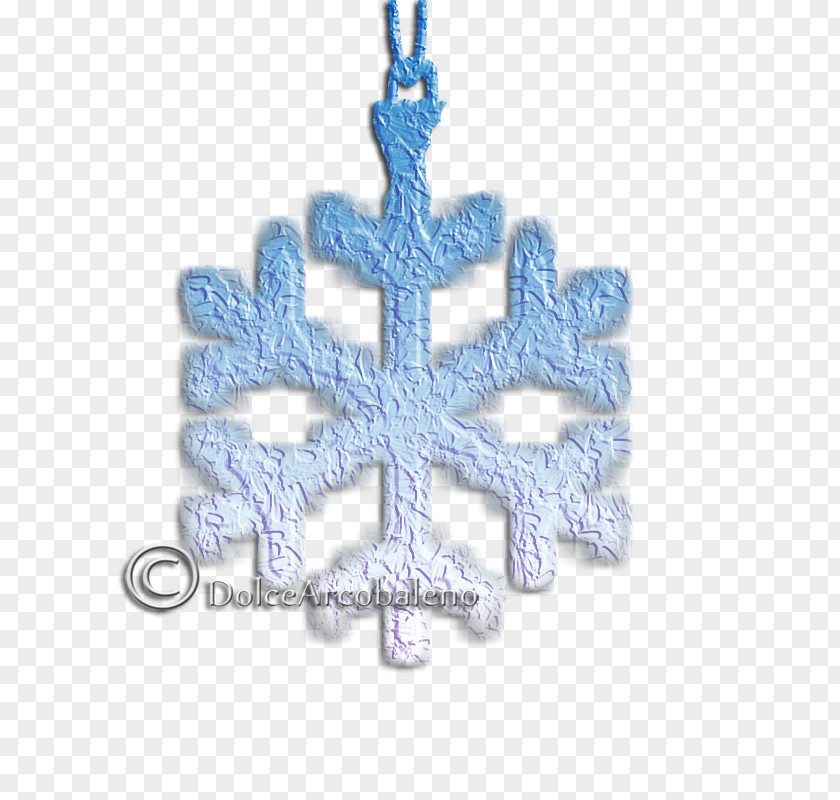 Snowflake Christmas Ornament Cobalt Blue Charms & Pendants PNG