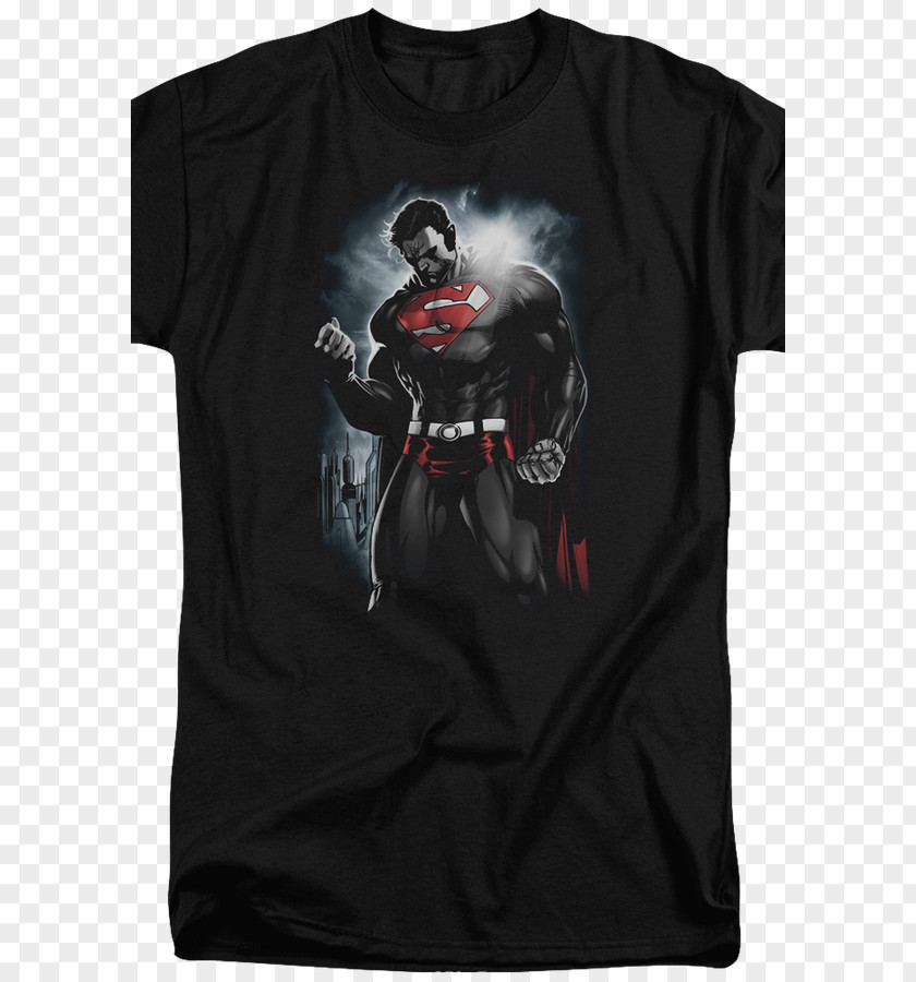 Superman T-shirt Hoodie Top Comics PNG