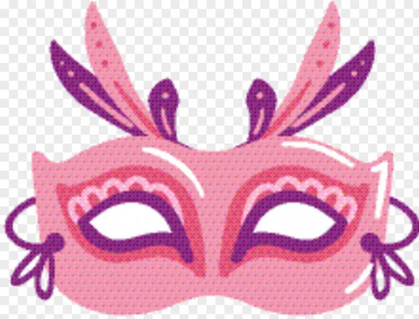 Wing Mardi Gras Pink Background PNG