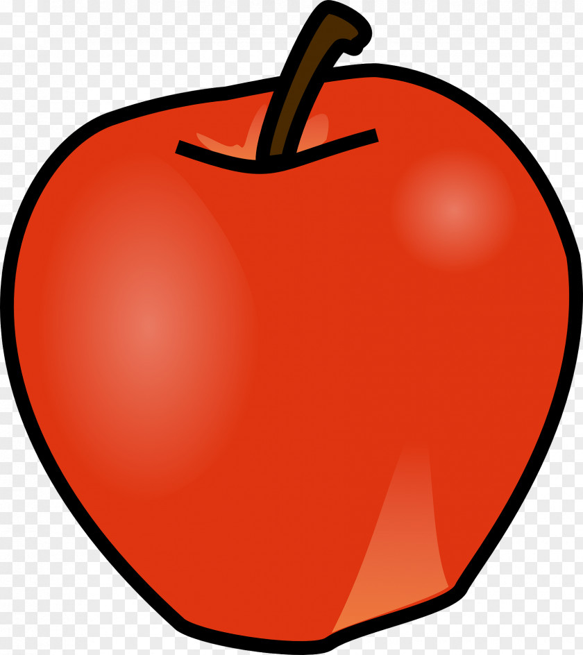 Apple Fruit Pencil Clip Art PNG