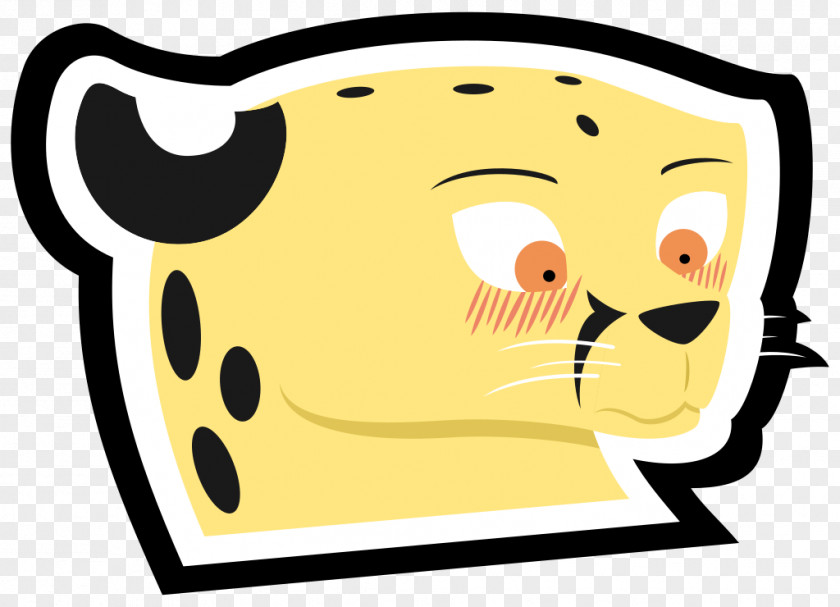 Cheetah Face Facial Expression Smile Clip Art PNG