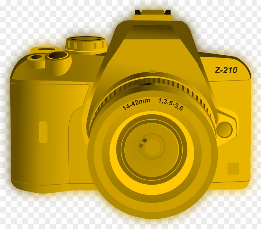 Gold Thumb Digital Cameras PNG