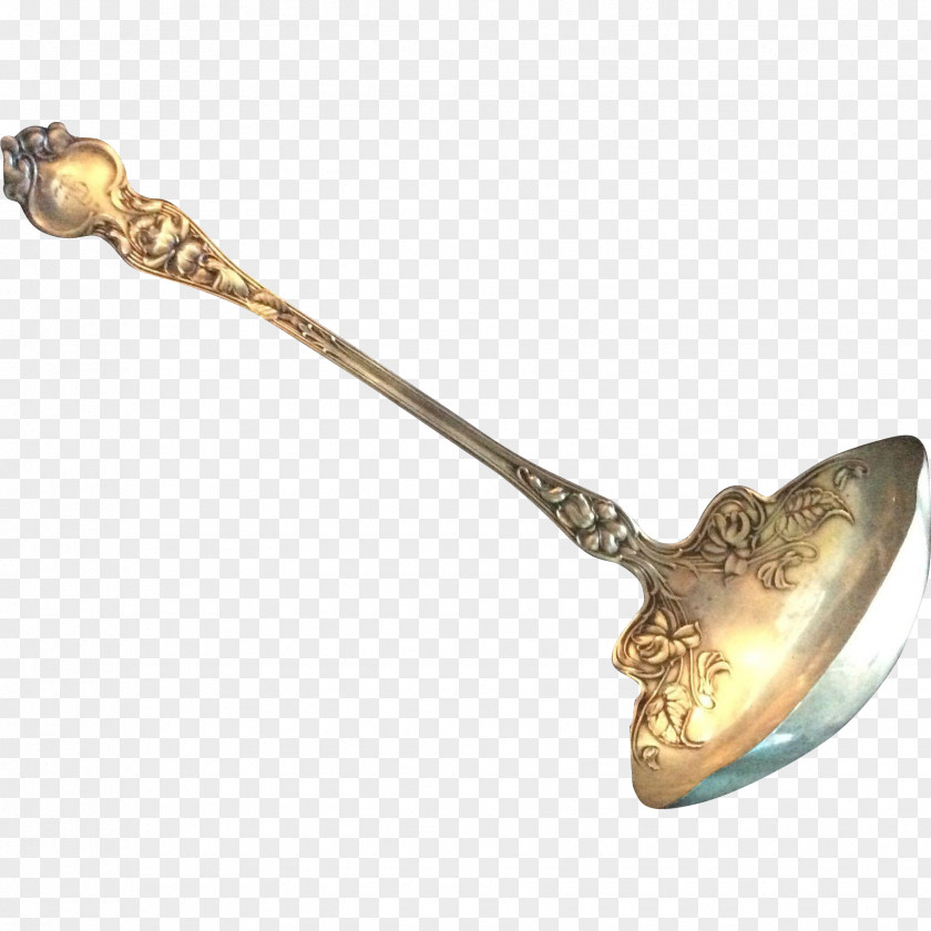 Ladle Silver Cutlery Spoon 01504 Metal PNG