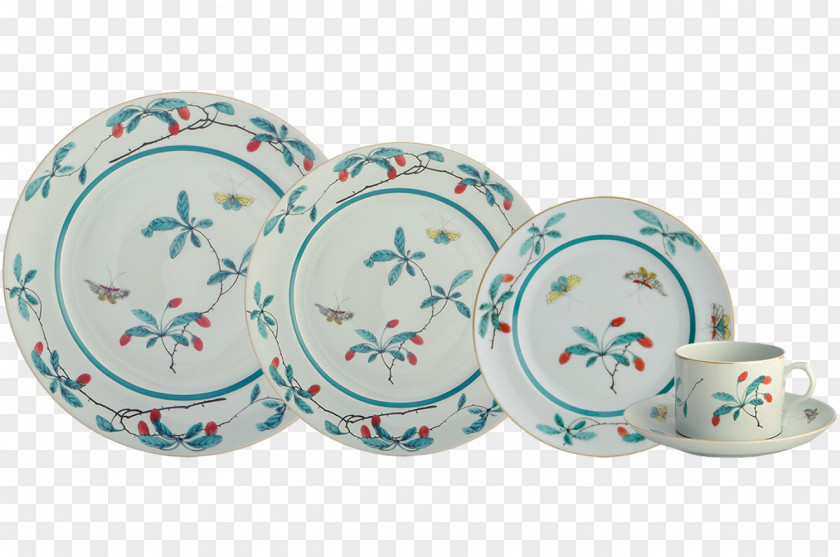 Plate Mottahedeh & Company Porcelain Tableware Table Setting PNG