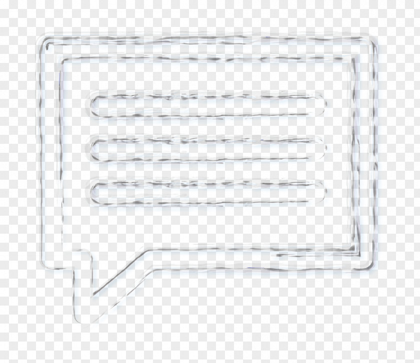 Rectangle Social Icon Chat Feedback Message PNG