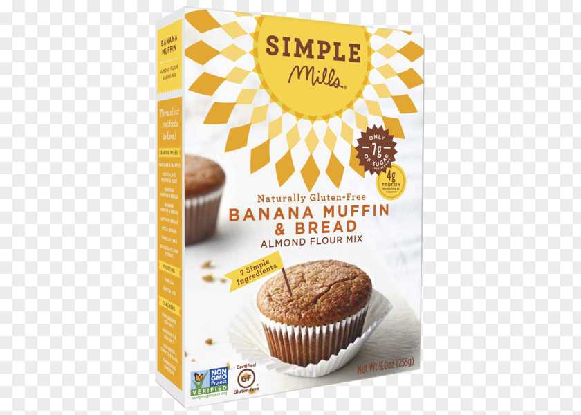 Banana Muffin Bread Cupcake Flour PNG