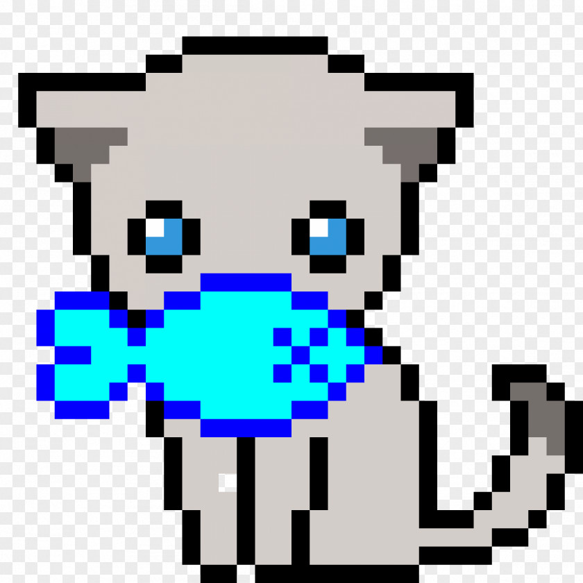 Cat Pixel Art Minecraft Image PNG