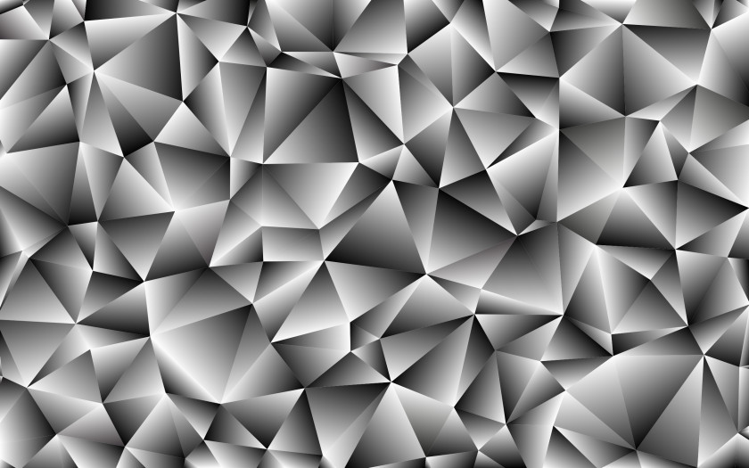 Geometric Desktop Wallpaper Triangle Black And White Polygon Monochrome Photography PNG
