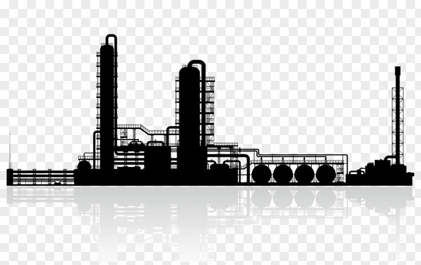 Oil Refinery Petroleum Chemical Plant Clip Art PNG