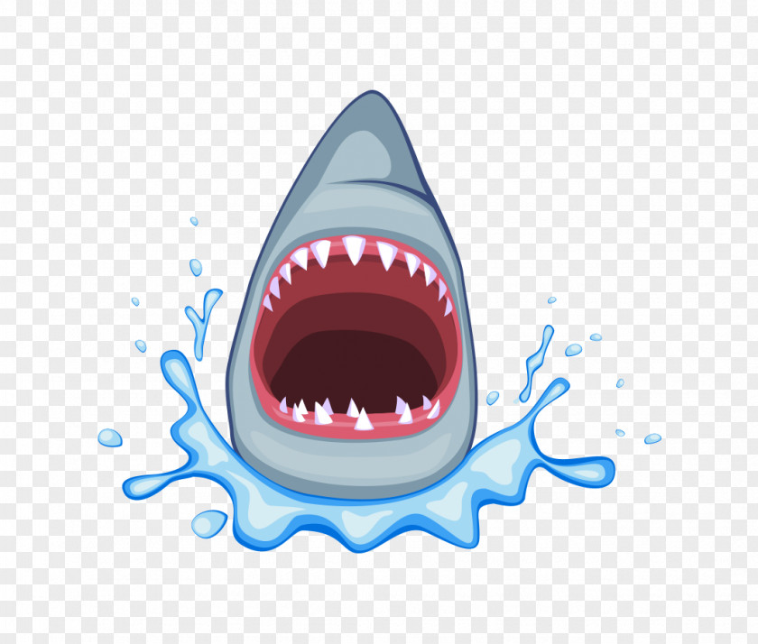 Open Your Mouth Shark Megamouth Cartoon Clip Art PNG