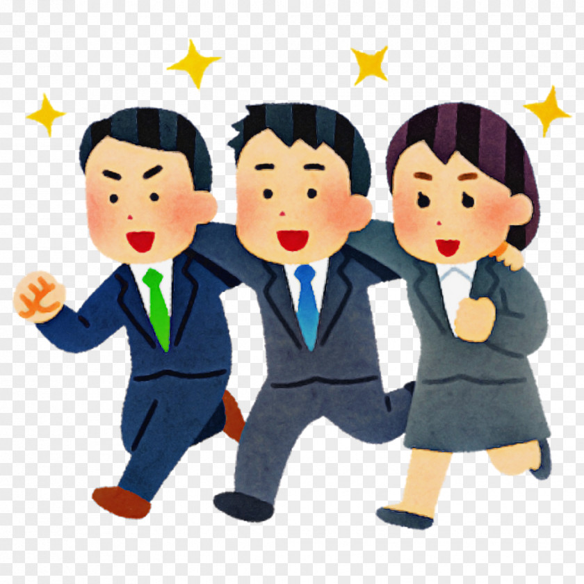 Team Sharing Cartoon Finger Gesture PNG