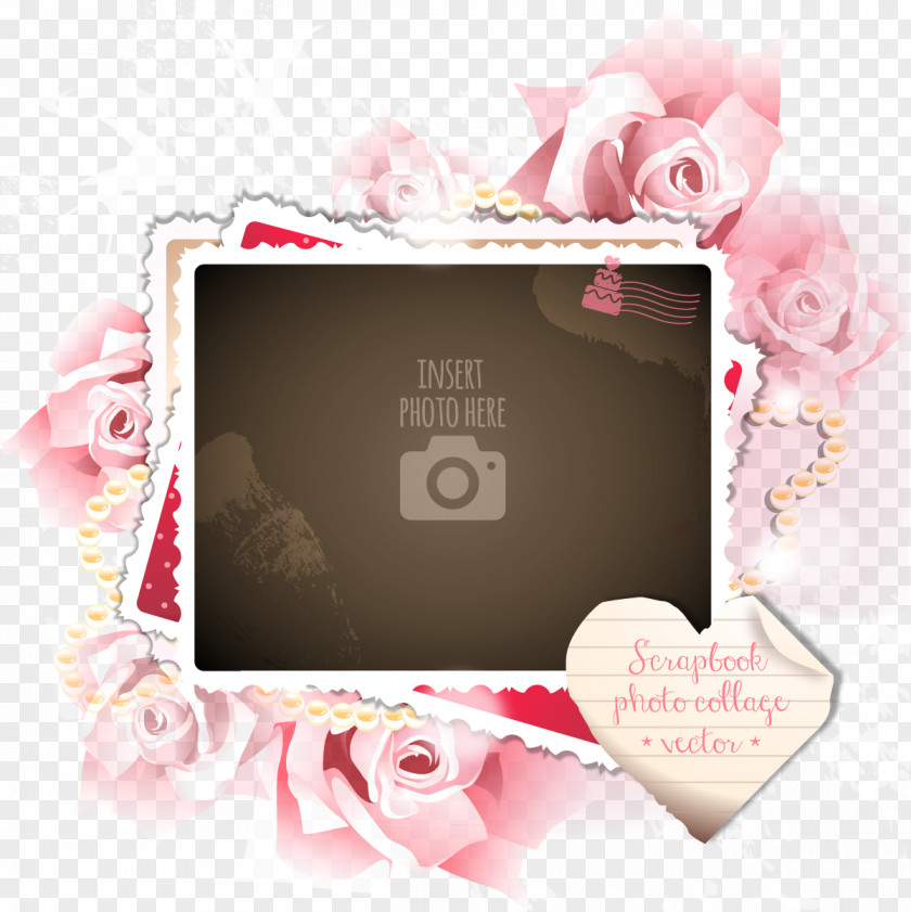 Vector Pink Frame Download Love Gratis PNG