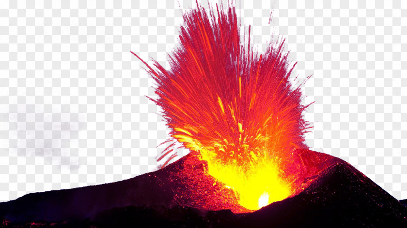 Volcano Picture Magma Rock PNG