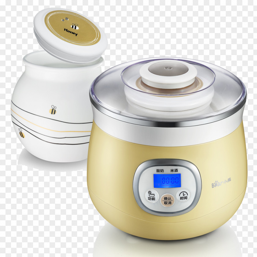 Yogurt-home Cuisine Ice Cream Maker Frozen Yogurt Bread Machine PNG