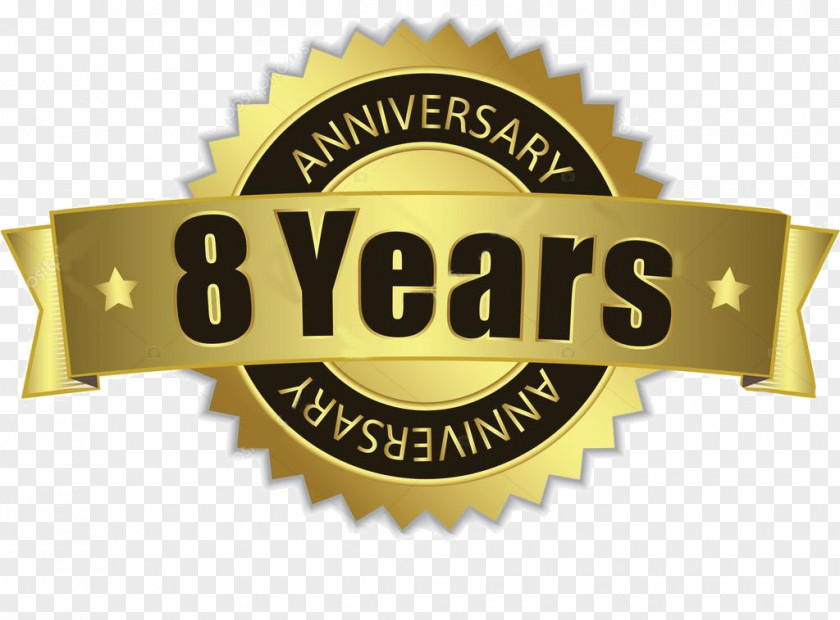 1 Year Anniversary Transparent Logo Product Design PNG