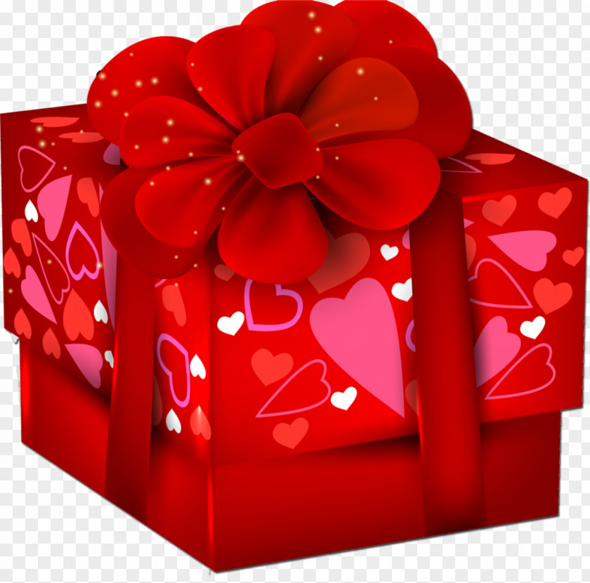 Birthday Gift Valentine's Day Paper Heart PNG