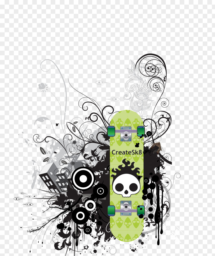 Fashion Skateboard Download Adobe Illustrator Illustration PNG