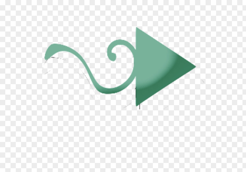 Three-dimensional Arrow Green Logo Brand Teal PNG