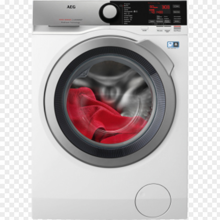 Washing Machine Combo Washer Dryer Machines Home Appliance Clothes AEG PNG