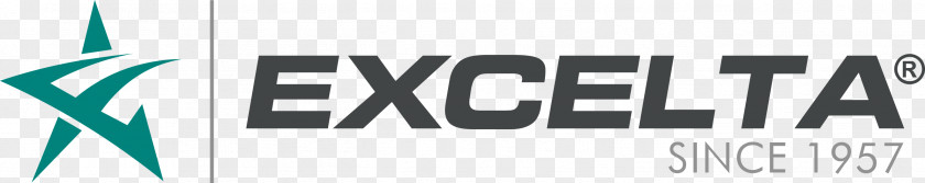 Design Logo Brand Excelta PNG