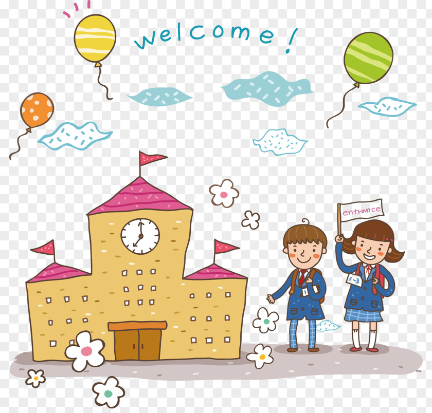 Kindergarten Poster Illustration Image Teacher PNG