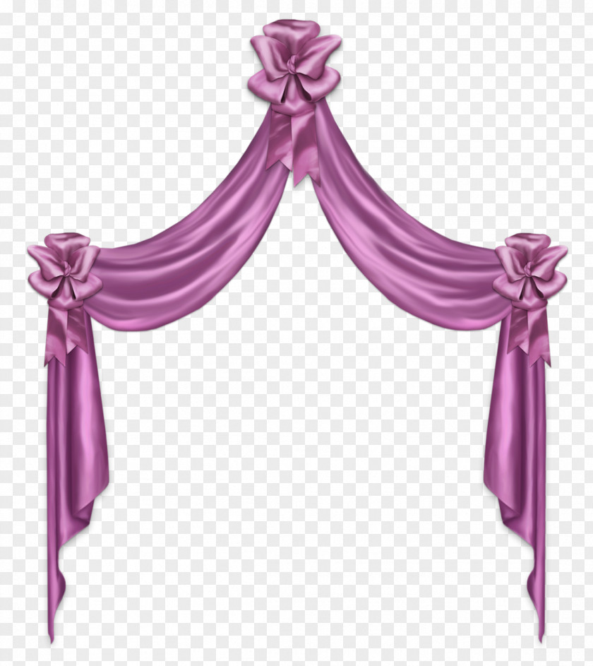 Pink Decor Curtain Clipart Picture Window Clip Art PNG