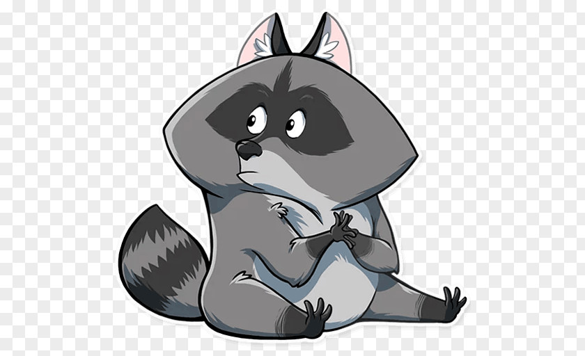 Raccoon Sticker Telegram Mac App Store PNG