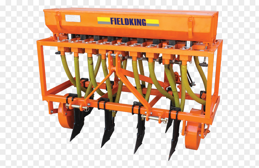 Tractor FIELDKING H.O & UNIT -2 No-till Farming Agriculture Disc Harrow Seed Drill PNG