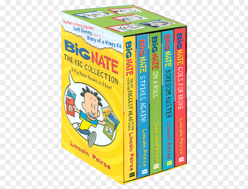 Big Nate Nate: Blasts Off In A Class By Himself 1-2 Punch: 2 Books 1 Box! Includes And Strikes Again PNG