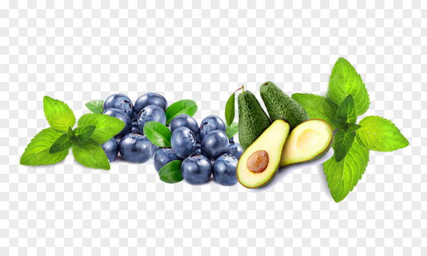 Blueberry Avocado Juice Bilberry PNG