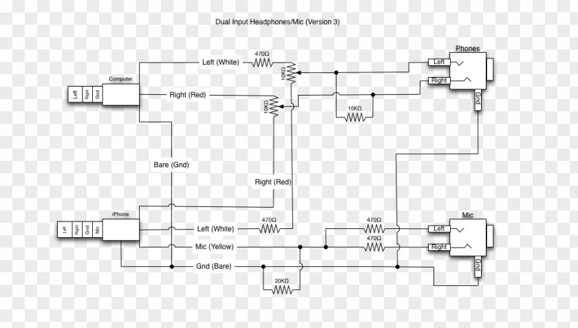 Microphone Wiring Diagram Phone Connector Headphones Electrical Wires & Cable PNG