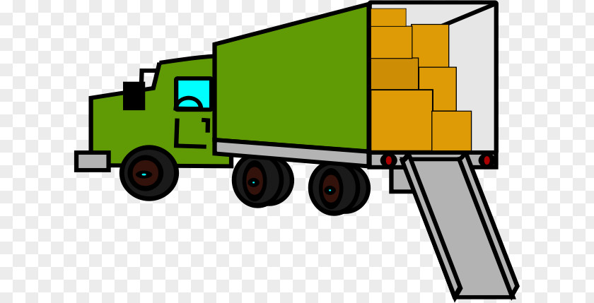 Truck Mover Van Car Clip Art PNG