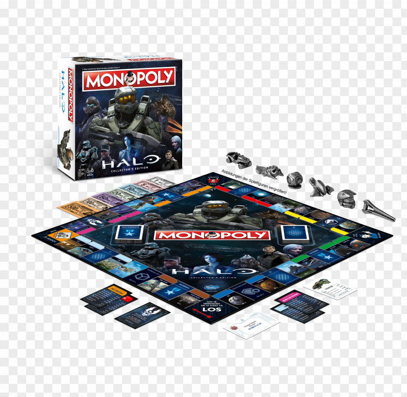 Game Moves Tabletop Games & Expansions Monopoly Master Chief Board Halo PNG