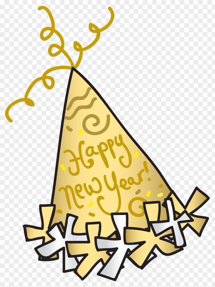 Happy New Year Year's Eve Day Party Clip Art PNG