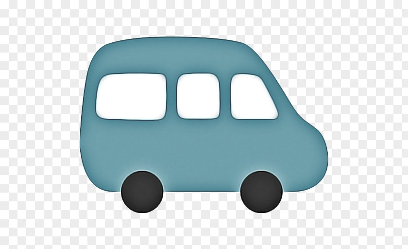Turquoise Green Cartoon Car PNG