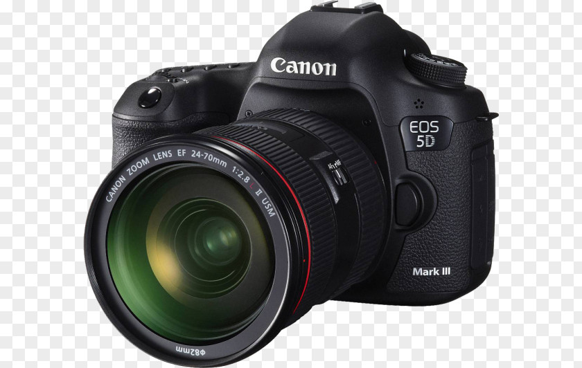 Camera Lens Canon EOS 5D Mark III Nikon D800 EF 24-70mm Digital SLR PNG