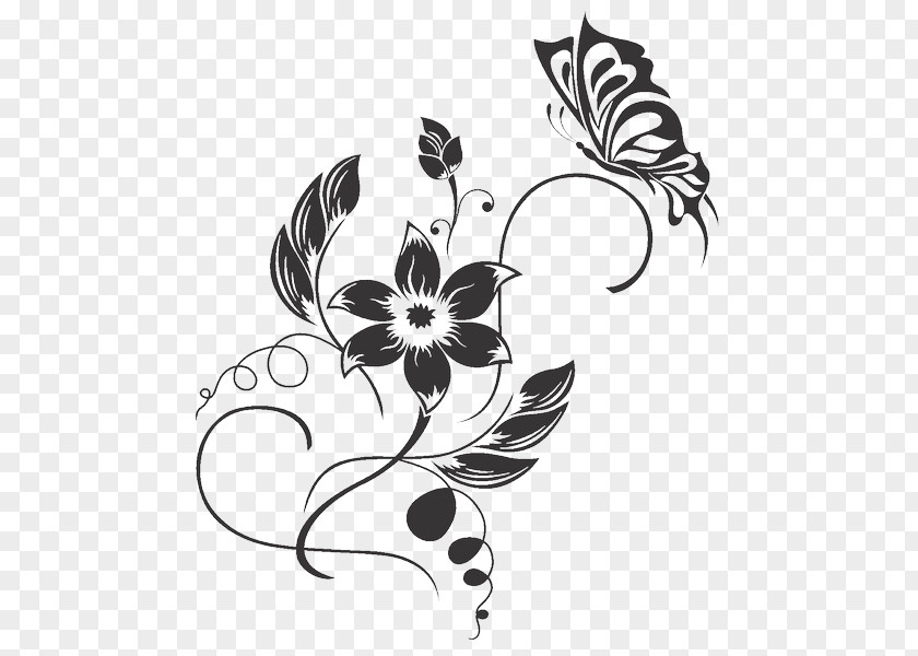 Design Vector Graphics Decorative Arts Wall Decal Ornament Floral PNG